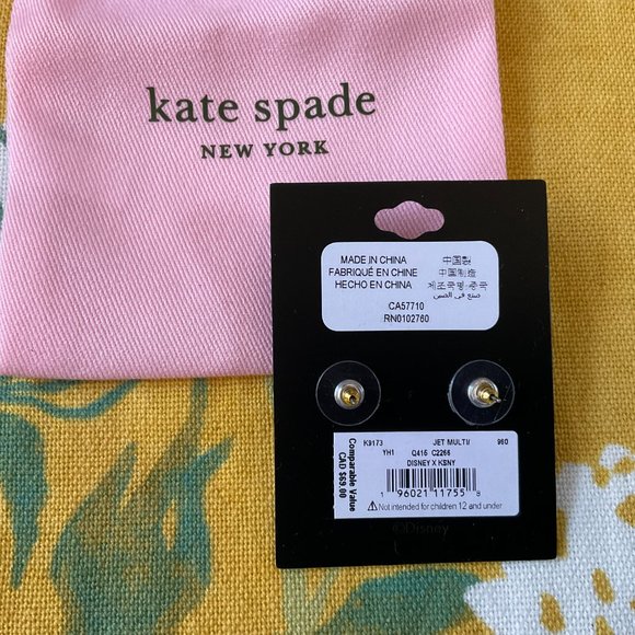 Disney x Kate Spade New York Minnie Mouse Stud Earrings - Picture 3 of 3